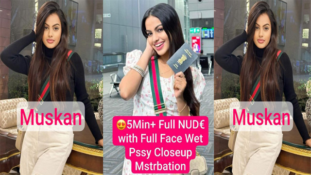 Muskan Beautiful Insta Queen – Latest Most Paid Premium Str!pping – Full Nude with Full Face